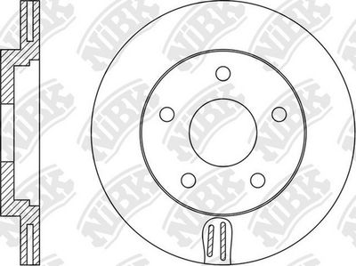 RN1566 NiBK Тормозной диск
