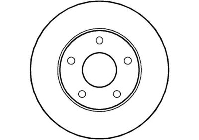 NBD026 NATIONAL Тормозной диск