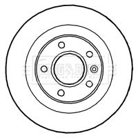 BBD4799 BORG & BECK Тормозной диск