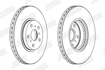 561744J JURID Тормозной диск