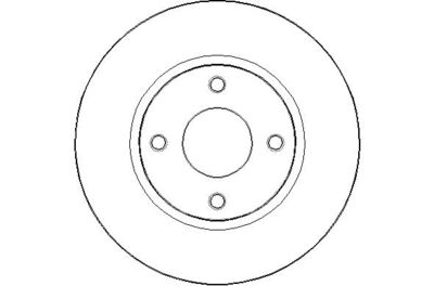 NBD1710 NATIONAL Тормозной диск