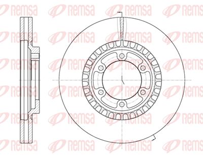 666910 REMSA Тормозной диск