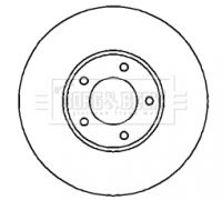 BBD4275 BORG & BECK Тормозной диск