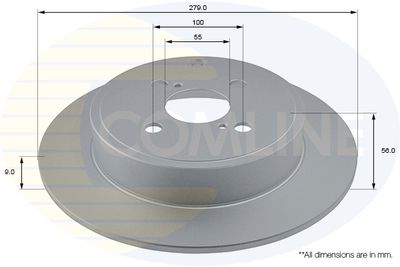 ADC01116 COMLINE Тормозной диск