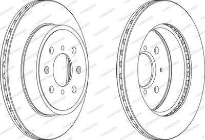WGR15091 WAGNER Тормозной диск