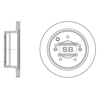 SD2013 Hi-Q Тормозной диск