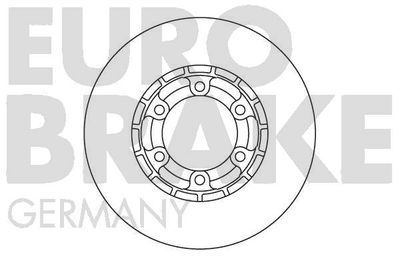 5815203026 EUROBRAKE Тормозной диск