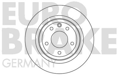 5815201221 EUROBRAKE Тормозной диск