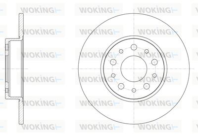 D6150000 WOKING Тормозной диск