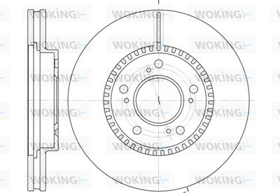 D693810 WOKING Тормозной диск