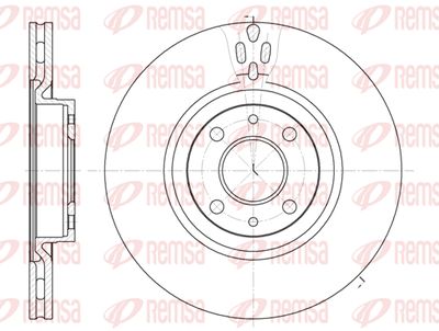 631611 REMSA Тормозной диск