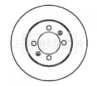 BBD4206 BORG & BECK Тормозной диск