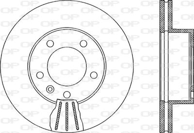 BDA197920 OPEN PARTS Тормозной диск