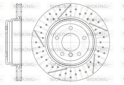 D6145110 WOKING Тормозной диск
