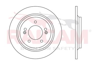 RD01598 RAICAM Тормозной диск
