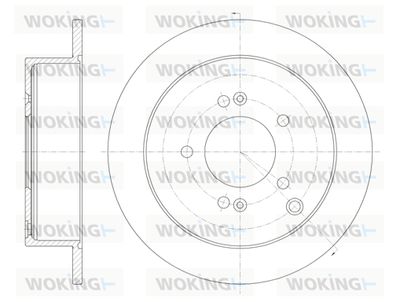 D675600 WOKING Тормозной диск