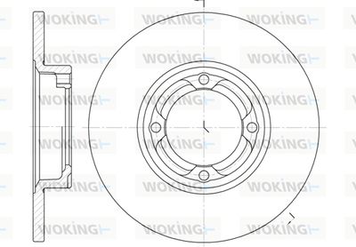 D683200 WOKING Тормозной диск