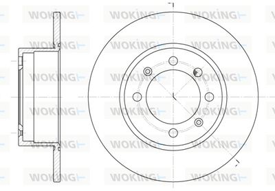 D624800 WOKING Тормозной диск