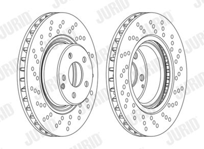 562101JC1 JURID Тормозной диск