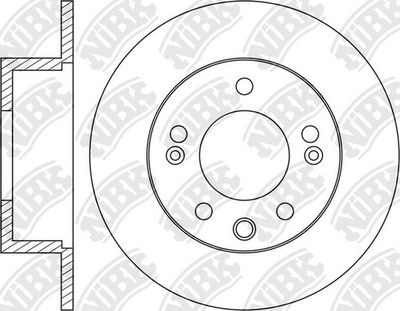RN1614 NiBK Тормозной диск