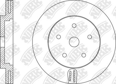 RN1557 NiBK Тормозной диск