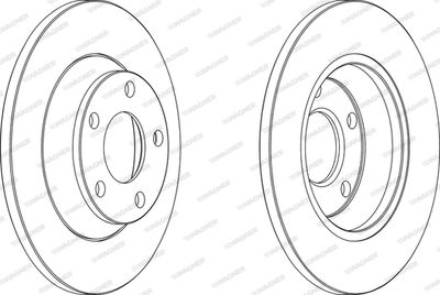 WGR07591 WAGNER Тормозной диск