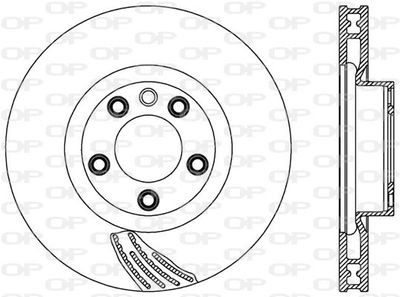 BDR257420 OPEN PARTS Тормозной диск