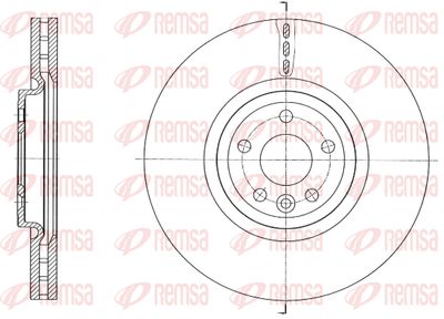 6175810 REMSA Тормозной диск