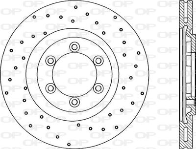 BDRS222925 OPEN PARTS Тормозной диск