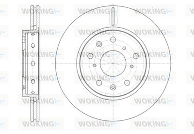 D6141710 WOKING Тормозной диск