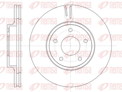 6124310 REMSA Тормозной диск