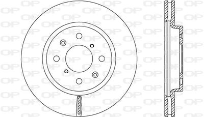 BDA265820 OPEN PARTS Тормозной диск