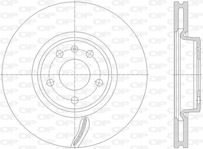 BDR284320 OPEN PARTS Тормозной диск