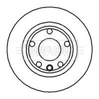 BBD5061 BORG & BECK Тормозной диск