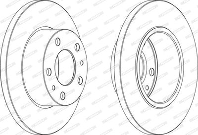 FCR195A FERODO Тормозной диск