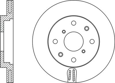 FR0632V FIT Тормозной диск