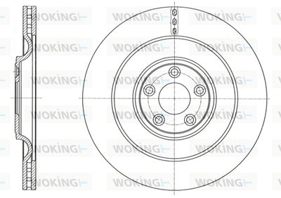 D6174710 WOKING Тормозной диск