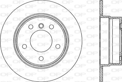 BDR233010 OPEN PARTS Тормозной диск