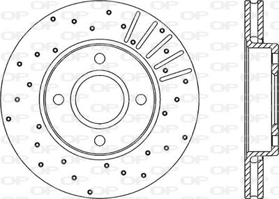 BDRS118625 OPEN PARTS Тормозной диск