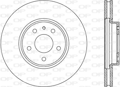 BDR279020 OPEN PARTS Тормозной диск