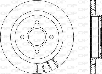 BDR117820 OPEN PARTS Тормозной диск