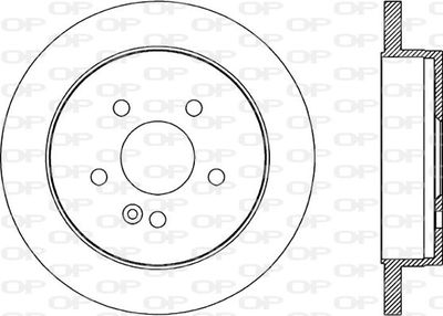 BDR193510 OPEN PARTS Тормозной диск