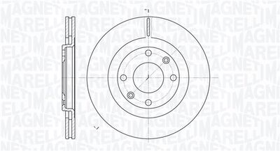 361302040254 MAGNETI MARELLI Тормозной диск