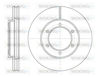 D670210 WOKING Тормозной диск