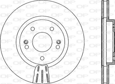 BDR211520 OPEN PARTS Тормозной диск