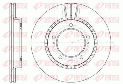 6112510 REMSA Тормозной диск