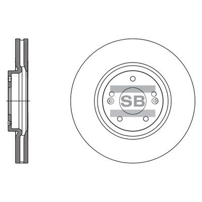 SD1132 Hi-Q Тормозной диск