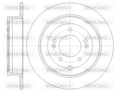 D6177900 WOKING Тормозной диск