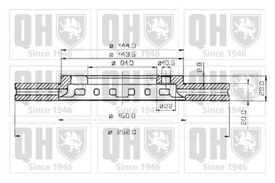 BDC3750 QUINTON HAZELL Тормозной диск