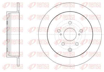 6181500 REMSA Тормозной диск